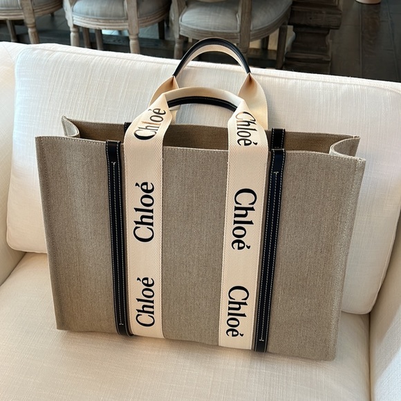 AUTHENTIC NWT CHLOE LARGE WOODY BAG - Picture 13 of 16